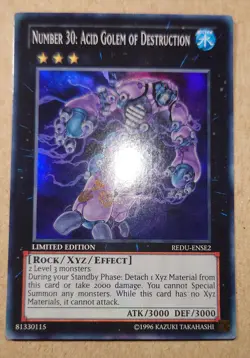 Number 30: Acid Golem of Destruction Redu-Ense2 Yu-Gi-Oh! - Image 1