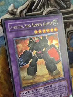 Elemental Hero Rampart Blaster EEN-EN033 Ultimate Rare 1st Edition Yugioh - Image 3