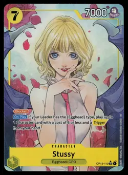Stussy (Alternate Art) OP13-110 - One Piece Carrying On His Will - SR (NM) - Image 1