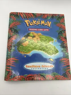 2001 Vintage Pokemon Southern Islands Binder " NO CARD'S " Binder Only - Image 1