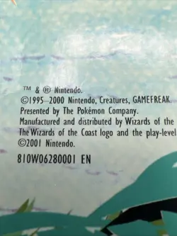 2001 Vintage Pokemon Southern Islands Binder " NO CARD'S " Binder Only - Image 2