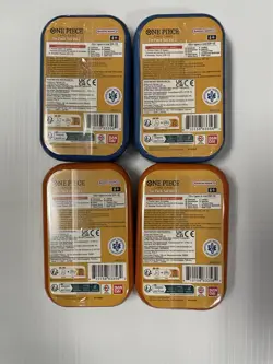 One Piece Card TCG Vol 2 Mini Tin - Set of 4 - (TS-O2, OP-13) Brand New / Sealed - Image 2