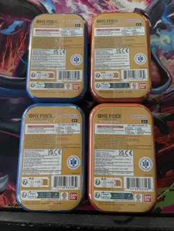 One Piece Card TCG Vol 2 Mini Tin - Set of 4 - (TS-O2, OP-13) Brand New / Sealed - Image 4