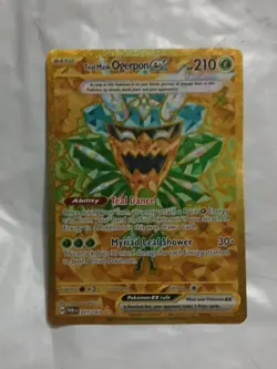 Pokemon TCG Teal Mask Ogerpon EX Scarlet Violet Twilight Masquerade Card 221/167 - Image 3