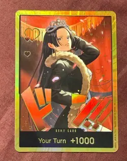 One Piece Extra Booster: Heroines EB03 Don!! Card Boa Hancock Gold English - Image 1
