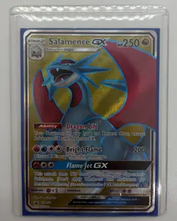 Pokemon Salamence GX SM139 Full Art Black Star Promo Near-Mint NM Pokemon Card - Image 1