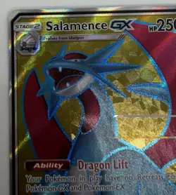 Pokemon Salamence GX SM139 Full Art Black Star Promo Near-Mint NM Pokemon Card - Image 4