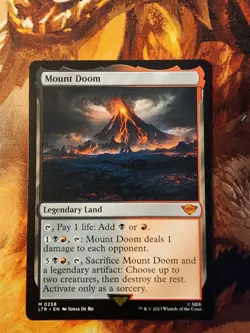 MTG Mount Doom - Lord of the Rings NM x1 - Image 1
