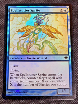 Spellstutter Sprite Modern Masters Foil MTG Magic The Gathering LP / LP + -- L43 - Image 1