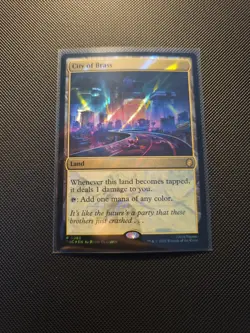 MTG: City of Brass R 0062 (Surge Foil) Teenage Mutant Ninja Turtles - Image 1