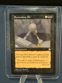 MTG - Magic The Gathering - Bottomless Pit - Stronghold- NP/ LN Or BETTER! - Image 3