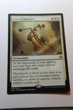 MTG Axis of Mortality x1- -Ixalan-Lightly Played - Image 1