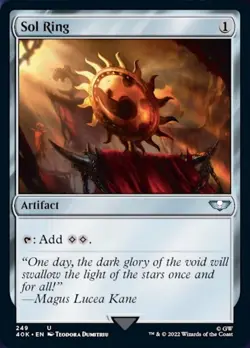1 x Sol Ring (249) - Universes Beyond: Warhammer 40,000 - Light Play - MTG - Image 1