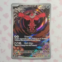 Yveltal 205/182 SV04: Paradox Rift Pokemon Card | Illustration Rare | NM English - Image 1