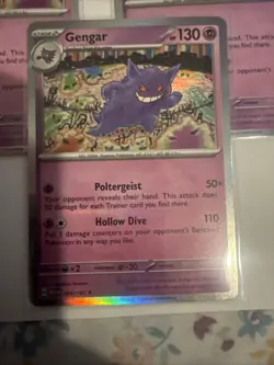 Gengar 094/165 Cosmos Holo Pokemon 151 Sam’s Club Promo Lot 3 (2 Promo + 1 Holo) - Image 2