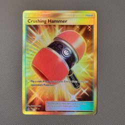 Pokemon TCG Crushing Hammer 166/156 Secret Rare Ultra Prism Sun Moon NM - Image 1