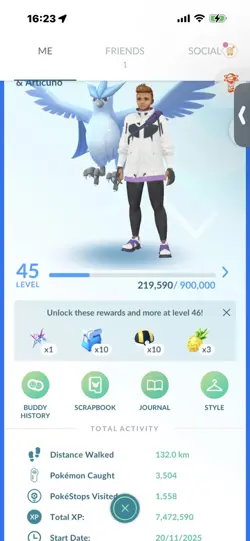 Pokemon Go (Stage 45) Shiny Legendary Zapdos & Articuno ( 21 Legends) - Image 1