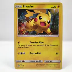 Pikachu SM76 Promo Pokemon TCG Holographic Foil Rare - Image 1