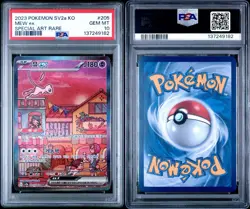 2023 POKEMON KOREAN SV2A-POKEMON 151 SPECIAL ART RARE #205 MEW EX PSA 10 - Image 3