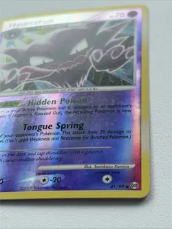 2009 Pokemon, Platinum Arceus, #41/99 Haunter Lv. 31, Reverse Holo Uncommon - Image 2