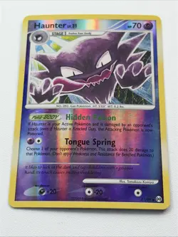 2009 Pokemon, Platinum Arceus, #41/99 Haunter Lv. 31, Reverse Holo Uncommon - Image 4