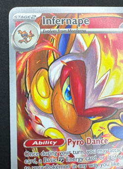 INFERNAPE 173/167 NM ILLUSTRATION RARE TWILIGHT MASQUERADE POKEMON 2024 - Image 4
