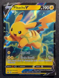Pikachu V - SWSH285 Black Star Promo (Pokemon) - Image 1