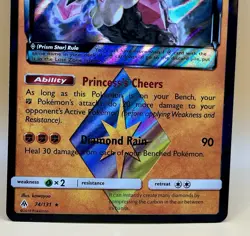 Diancie 74/131 – Forbidden Light (Holo Rare Prism Star) - NM - 2018 Pokemon TCG - Image 3