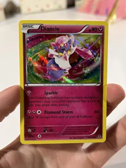 Pokemon Diancie 71/119 XY Phantom Forces Holo Rare Basic HP90 2014 - Image 1