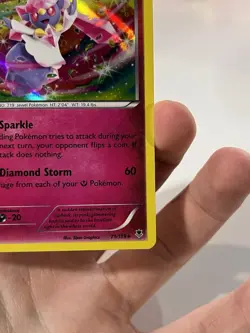 Pokemon Diancie 71/119 XY Phantom Forces Holo Rare Basic HP90 2014 - Image 2