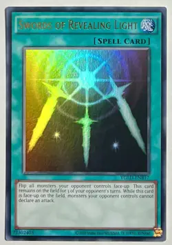 Swords Of Revealing Light YGLD-ENB17 (NM) Ultra Rare Unlimited 2020 YuGiOh! - Image 1