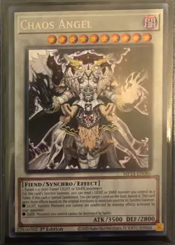 Yugioh! Chaos Angel MP24-EN086 1st Edition Prismatic Secret Rare - Image 1
