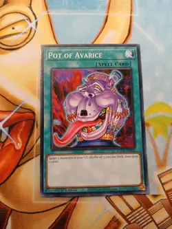 Pot of Avarice EGO1-EN026 Egyptian God Deck: Obelisk the Tormentor 1st Edition - Image 1