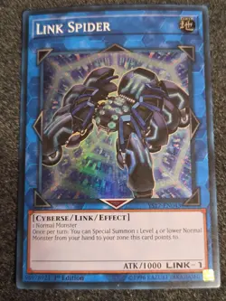 Yugioh Link Spider YS17-EN043 Super Rare 1st Ed LP - Image 1