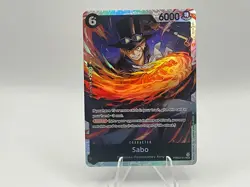 One Piece Sabo PRB02-014 SR Premium Booster Best Vol 2 Super Rare NM TCG - Image 1