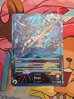 One Piece Enel OP15-058 Leader Alt Art Adventure On Kami's Island - Image 1