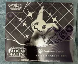 POKEMON TCG PALDEAN FATES ELITE TRAINER BOX POKEMON CENTER | ETB | NEW & SEALED - Image 1