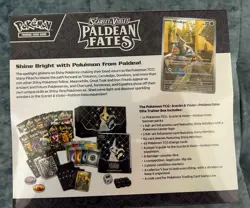 POKEMON TCG PALDEAN FATES ELITE TRAINER BOX POKEMON CENTER | ETB | NEW & SEALED - Image 2