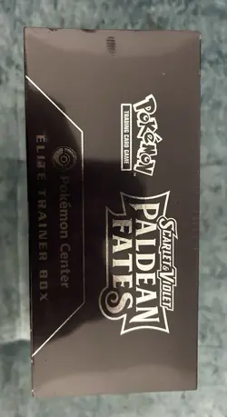 POKEMON TCG PALDEAN FATES ELITE TRAINER BOX POKEMON CENTER | ETB | NEW & SEALED - Image 3