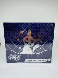Pokemon TCG 1x Paldean Fates Elite Trainer Box Factory Sealed ETB With Acrylic 820650856181 - Image 1