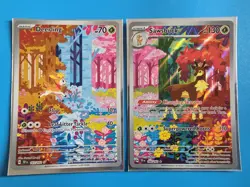 Pokemon Deerling 165/162 and Sawsbuck 166/162 Temporal Forces English NM/M - Image 1