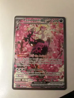Fezandipiti EX Pokemon TCG Ascended Heroes 288/217 Special Illustration Rare SIR - Image 2