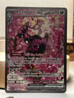 Fezandipiti EX Pokemon TCG Ascended Heroes 288/217 Special Illustration Rare SIR - Image 4