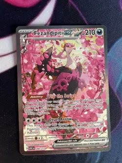 Pokemon TCG Fezandipiti Ex 288/217 Ascended Heroes Special Illustration Rare - Image 1