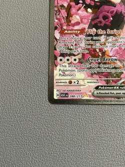 Pokemon TCG Fezandipiti ex 288/217 Special Illustration Rare Ascended Heroes - Image 5