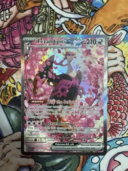 Pokemon TCG Fezandipiti Ex 288/217 Special Illustration Rare Ascended Heroes - Image 1