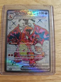 Charizard ex 215/197 Ultra Rare SV03: Obsidian Flames Pokemon Card - Image 2