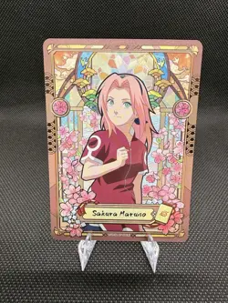 Sakura Haruno NARUTO NRSA01-SP-003L5 Naruto Kayou Card - ENGLISH - Heaven Scroll - Image 1