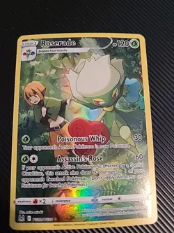 Roserade - TG02/TG30 - Pokemon Lost Origins Trainer Gallery Holo Rare Card NM - Image 1