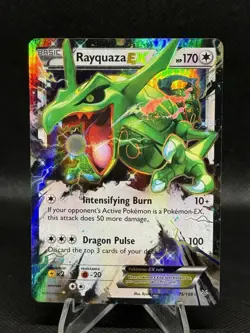 Pokemon TCG Rayquaza EX Ultra Rare Card 75/108 XY: Roaring Skies - Image 1